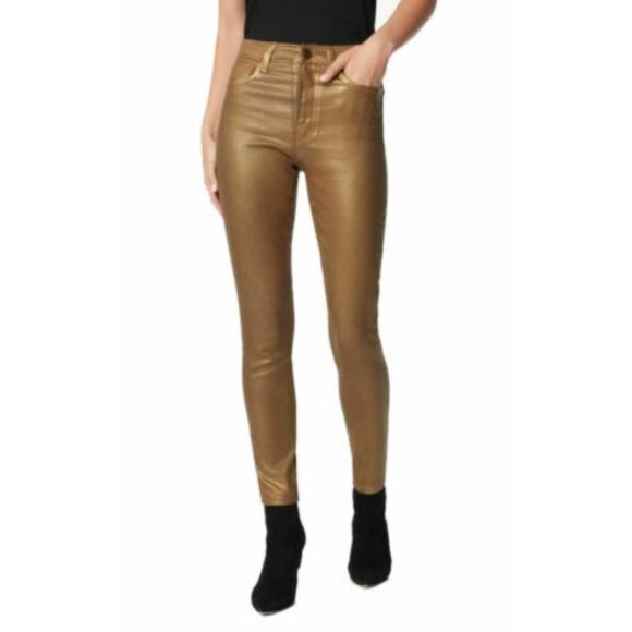 Joe's Jeans Denim - Joe's Jeans The Charlie High Rise Skinny Gold Jean